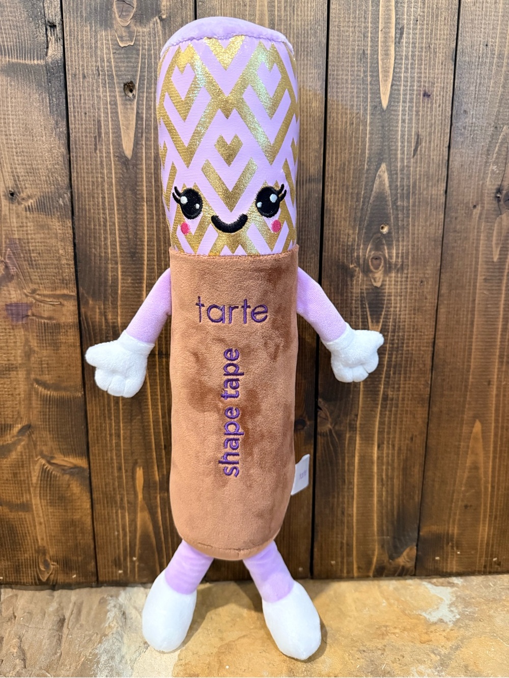 Tarte Shape Tape Plushie 16” Makeup Mascot Cosmetic Limited Edition